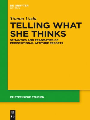 cover image of Telling What She Thinks
